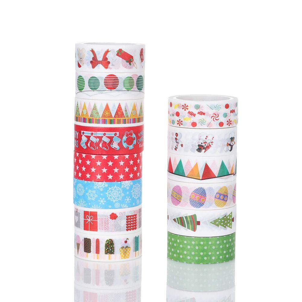 LAKAMIER 1 Cuộn Băng Keo Dán Bong Bóng Trang Trí Giáng Sinh DIY