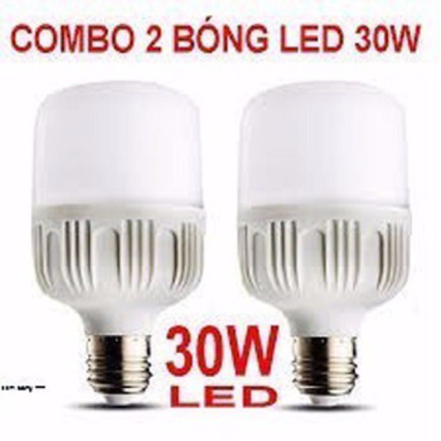Bộ 2 Bóng đèn led trụ 30W siêu sáng, tiết kiệm điện