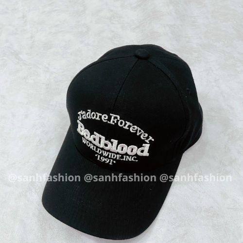 Mũ lưỡi trai thêu chữ Badblood Nón kết chất kaki cao cấp thời trang form unisex nam nữ_ SÀNH FASHION