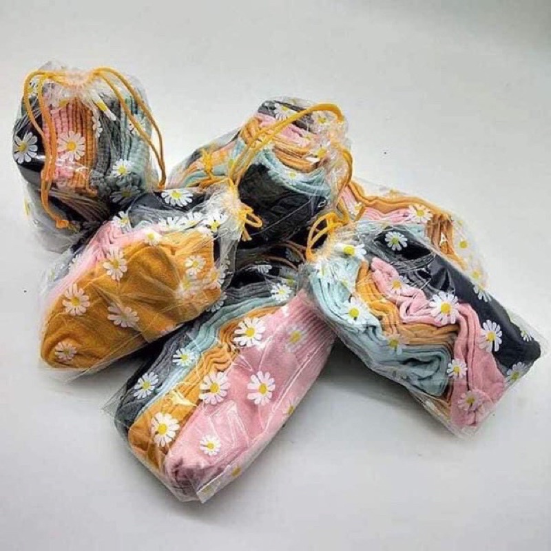 Vớ hoa cúc nhiều màu co dãn tốt