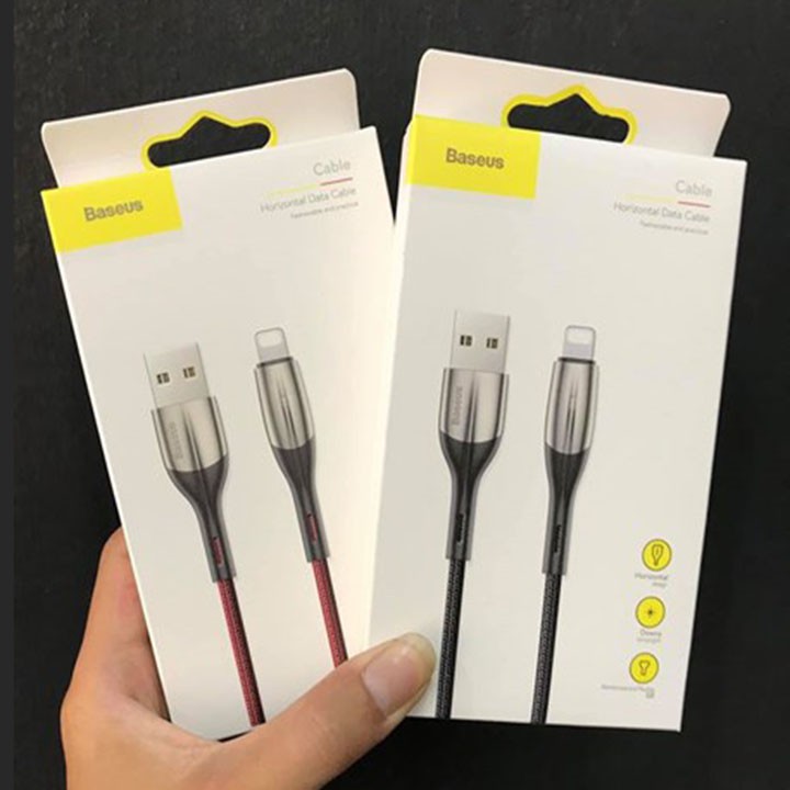 Cáp Sạc Nhanh Siêu Bền Iphone Baseus Horizontal