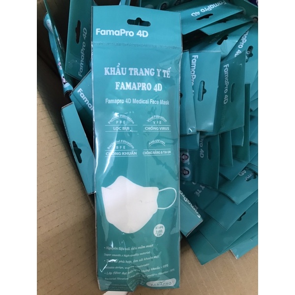 Khẩu trang KF94 Famapro 4D (5 cái/ túi) - Kiểu dáng Hàn Quốc