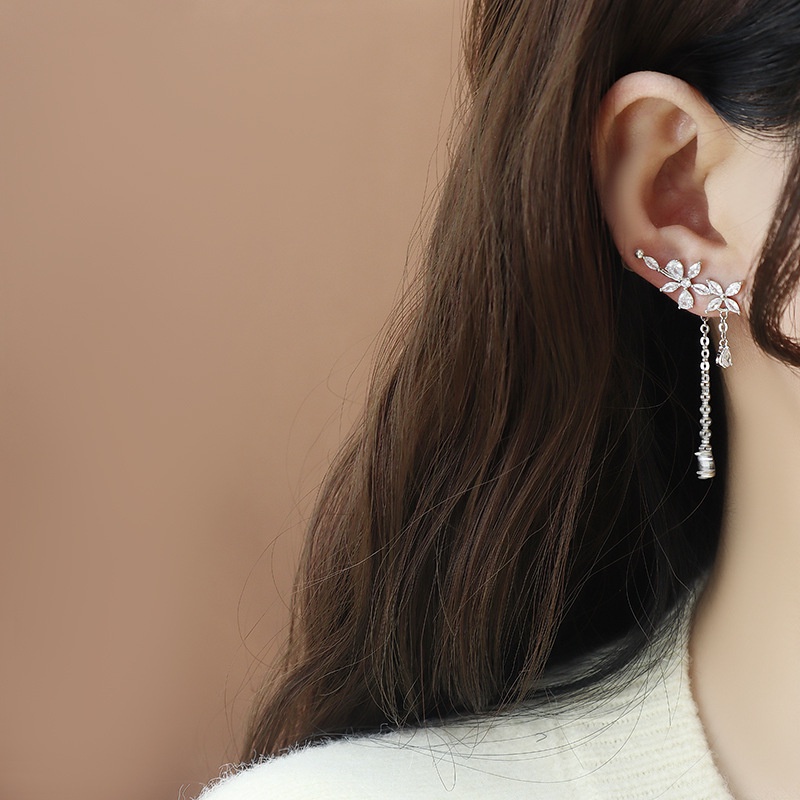 V.I.T House | Bông tai S925 hoa đính đá