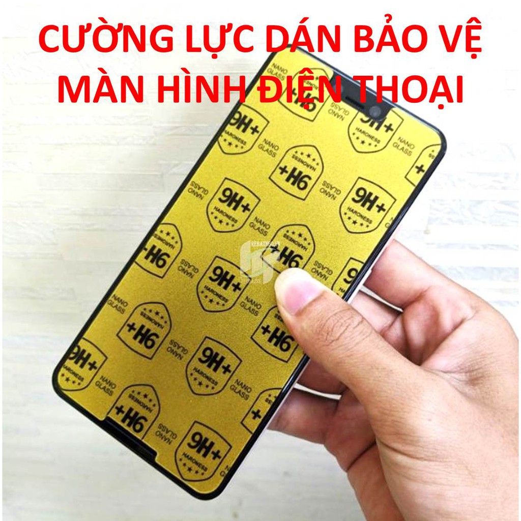 Kính Cường lực Iphone 3 -12 NANO 9H+ 5 lớp dẻo 0.4mm dán mặt trước - sau - camera bảo vệ dế yêu