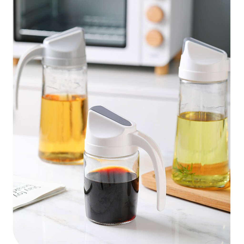 ✅[GIÁ SỈ] Bình Thủy Tinh MEIZI Đựng Dầu Ăn, Nước Mắm, Xì Dầu Tự Động Mở Nắp | BigBuy360 - bigbuy360.vn