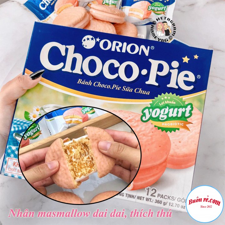 1 chiếc bánh Chocopie sữa chua yogurt thơm ngon bổ dưỡng lợi khuẩn – Buôn rẻ.com 01001