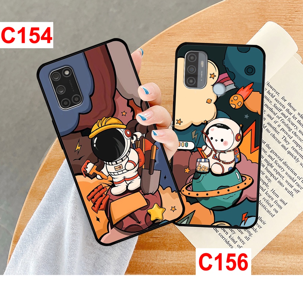 Ốp lưng Oppo A52 - A92 - A53 in hình vũ trụ ngân hà, phi hành gia. ốp oppo rẻ bền đẹp.