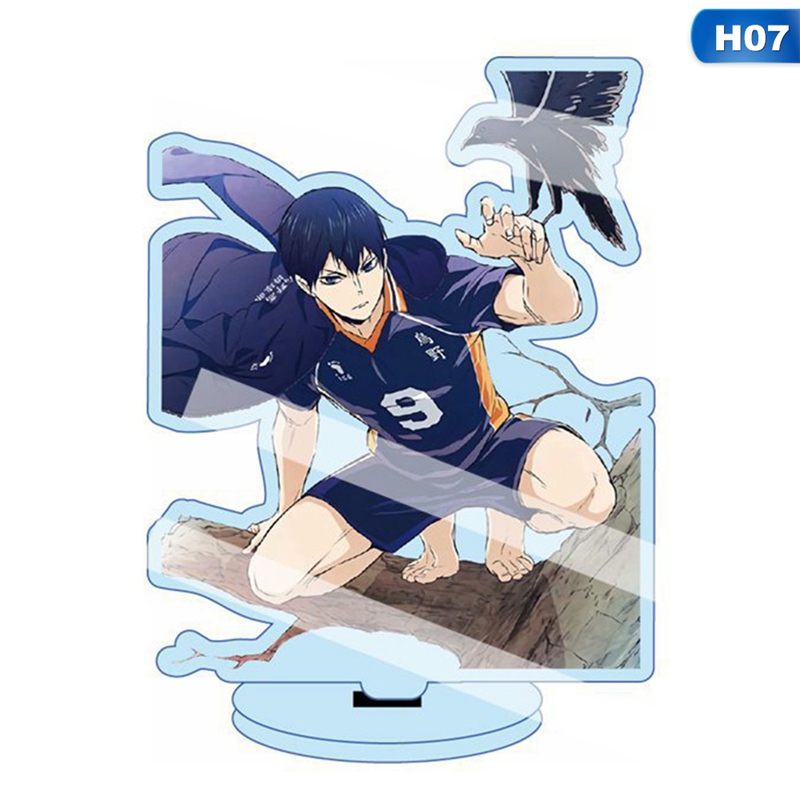 flowersqueen Giá Đỡ Mô Hình Acrylic Thiết Kế Nhân Vật Anime Haikyuu