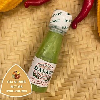 Muối ớt xanh chấm hải sản Dasavi- chai 130gr