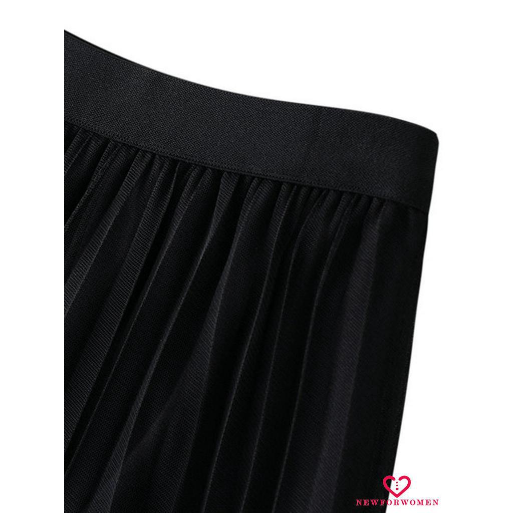 Chân Váy Lưới Họa Tiết Hoa Thêu Thời Trang Cho Nữ