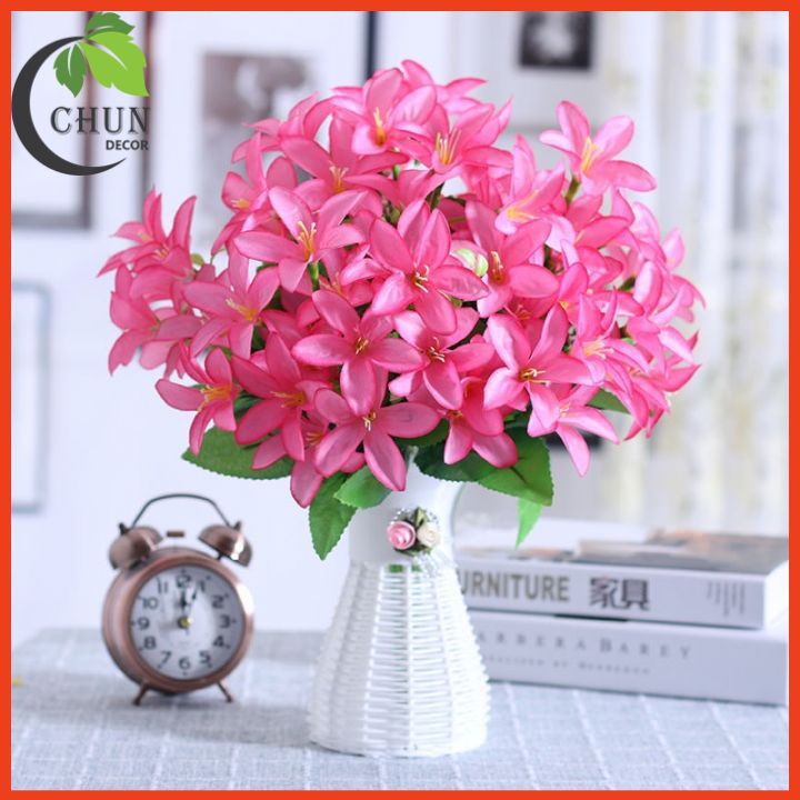 Lọ Hoa Cắm Sẵn Tuyệt Đẹp Cao 30cm, Bình HoaTrang Trí Để Bàn, Kệ Tủ, Decor Nhà Cửa