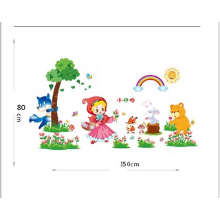 decal dán tường combo