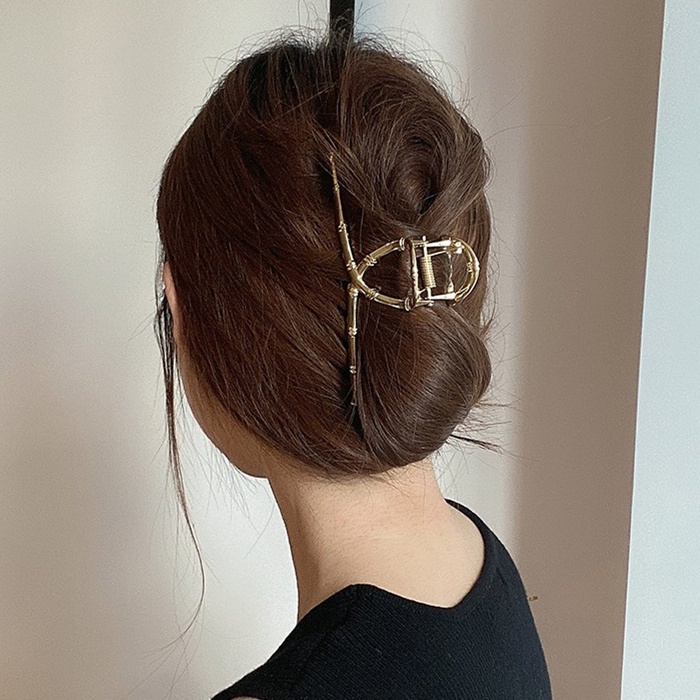 Kẹp Tóc Kim Loại 3D Phong Cách Hàn Quốc Cho Nữ