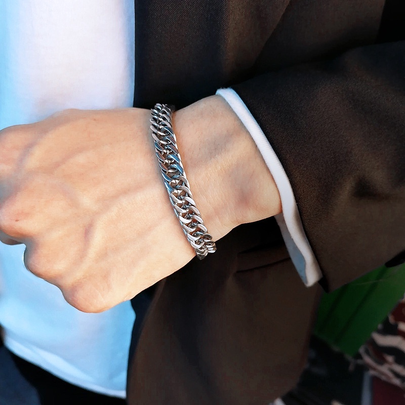 Vòng Tay/Vòng Tay Bằng Bạc 925 Chính Hãng Có Thể Điều Chỉnh/Trang Sức Thời Trang Cho Nam
