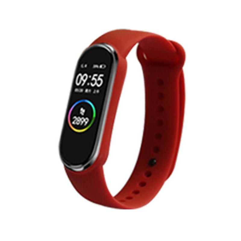 Dây đeo silicon chống mồ hôi cho Mi Band 6 5