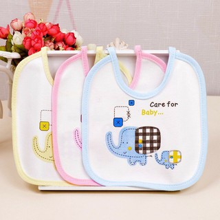 Yếm buộc dây chống thấm con voi cho bé gái/ bé trai