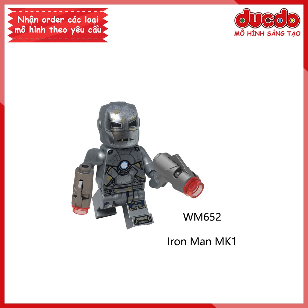 Minifigures siêu anh hùng Iron Man Avenger End Game - Đồ chơi Lắp ghép Xếp hình Mô hình Mini Super Hero WM6055 EndGame