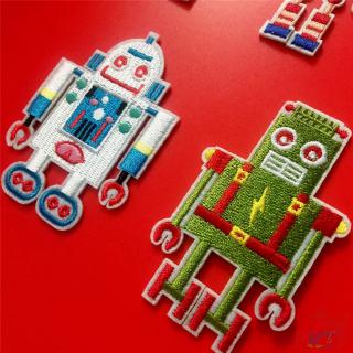 Miếng dán may quần áo hình robot
