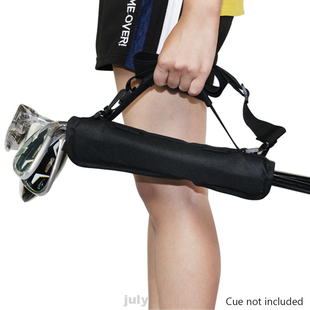 Nylon Accessories Portable Adjustable Strap Magic Sticker Course Training Golf Club Carrier Bag