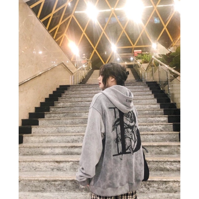 [VIDEO ẢNH THẬT]Áo Khoác Loang Chữ B Unisex Nam Nữ Form Rộng Phong Cách Ulzzang Chất Nỉ Ngoại