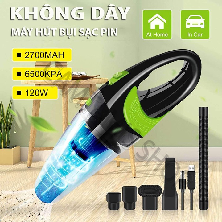 Máy hút bụi mini không dây cầm tay mẫu sạc pin - RunDong R6054