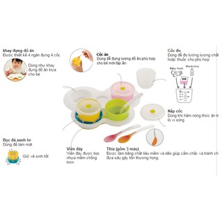 Bộ ăn dặm khởi đầu Richell Nhật