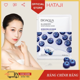 Mặt nạ việt quất Bioaqua dưỡng trắng ngăn ngừa nếp nhăn