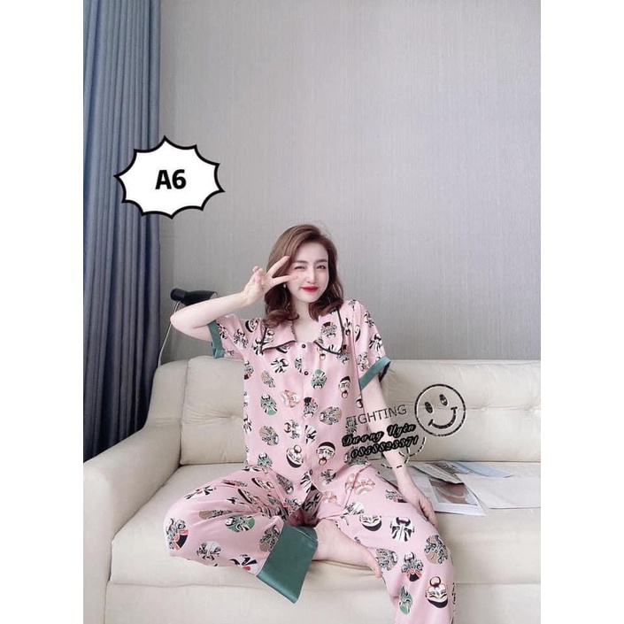 (Mẫu Mới) XẢ LỖ SÉT BỘ PIZAMA KATE LOẠI 1 MẶC NHÀ CHẤT VẢI MỊN MÁT SIÊU HOT HHP