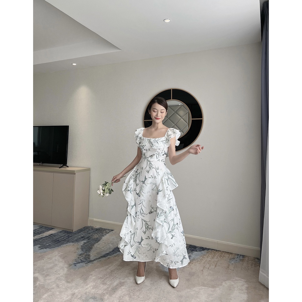 [BBSTORE'S] Đầm Maxi Đi Biển Hoa Bèo Cực Xinh  -D988