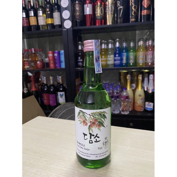 Soju Hàn Quốc Damso 360ml-Vị Vải
