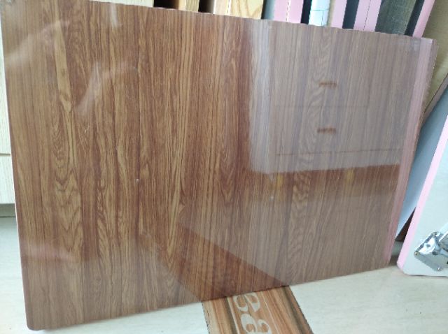 Bàn xếp vân gỗ chân sắt 40*60*30 | BigBuy360 - bigbuy360.vn