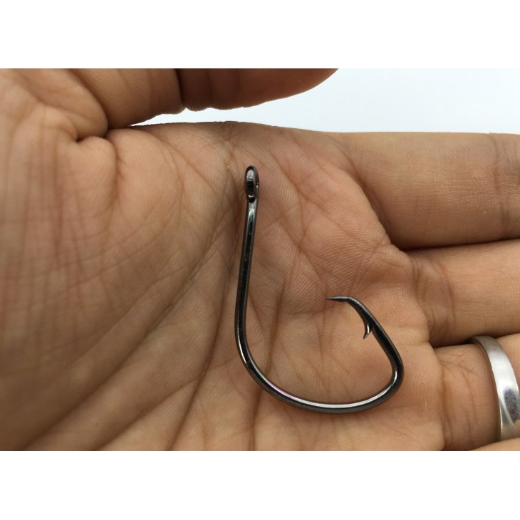 Set 50 Móc Câu Cá Kích Thước 1 # 1 / 0 # 2 / 0 # 3 / 0 # 4 / 0 # 5 / 0 #