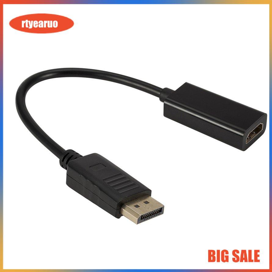 Cáp chuyển cổng DisplayPort DP sang HDMI hỗ trợ độ phân giải Full HD dành cho máy tính