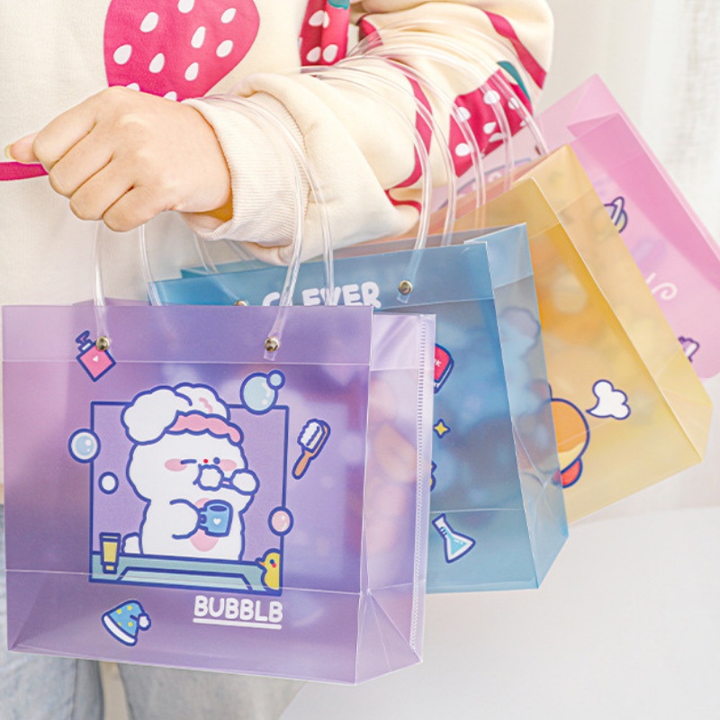 Túi đựng quà nhựa trong dễ thương