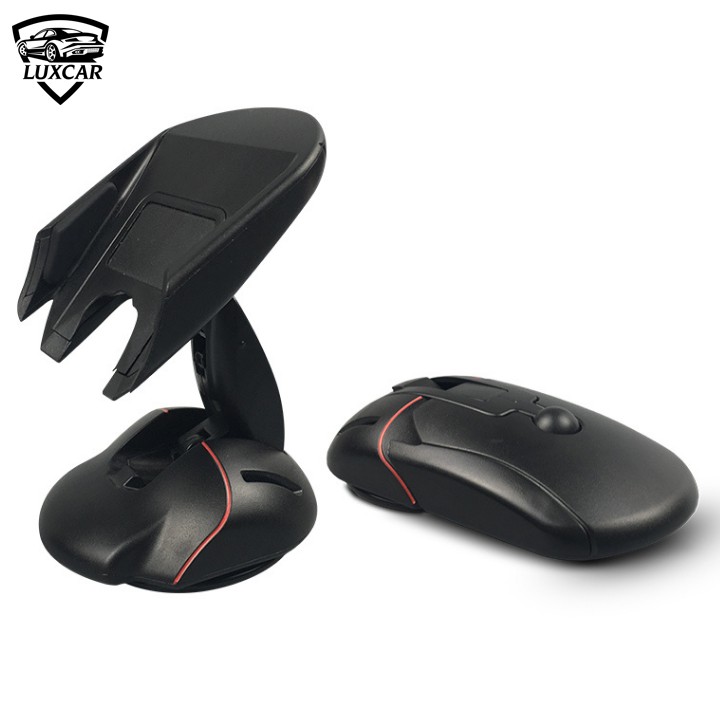 Giá Đỡ Điện Thoại Ô TÔ LUXCAR Hình Chuột Máy Tính Siêu Chắc Chắn, Xoay 360 Độ Tiện Lợi | BigBuy360 - bigbuy360.vn