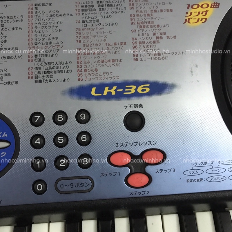 Đàn Organ Casio LK-36 Nhật xịn, đã qua sử dụng còn mới, chạy hoàn hảo