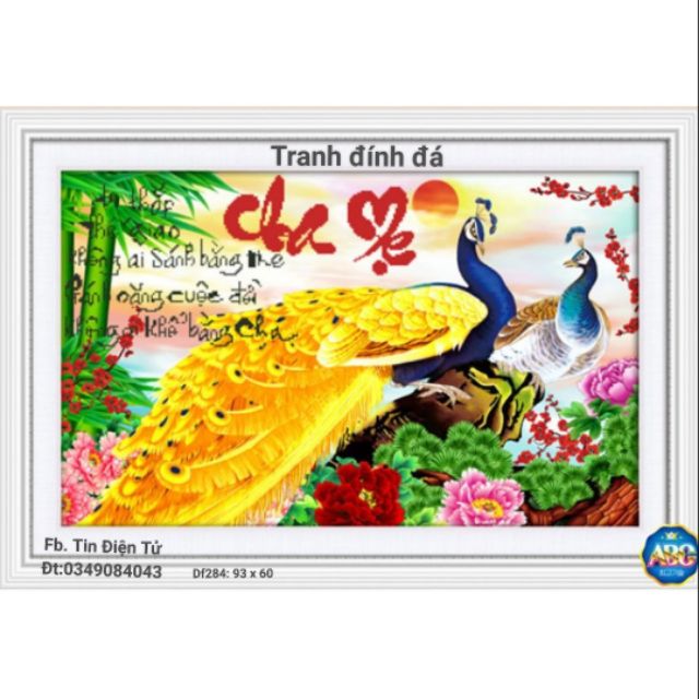 Tranh đính đá ' DF284 : (93 x 60)