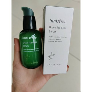 TINH CHẤT DƯỠNG TRÀ XANH INNISFREE GREEN TEA SEED SERUM 80ml tách set ko hộp giấy