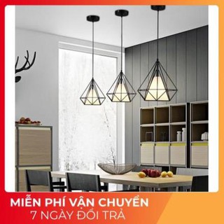 Đèn Thả - Đèn Thả Trần - kim cương đen cao cấp