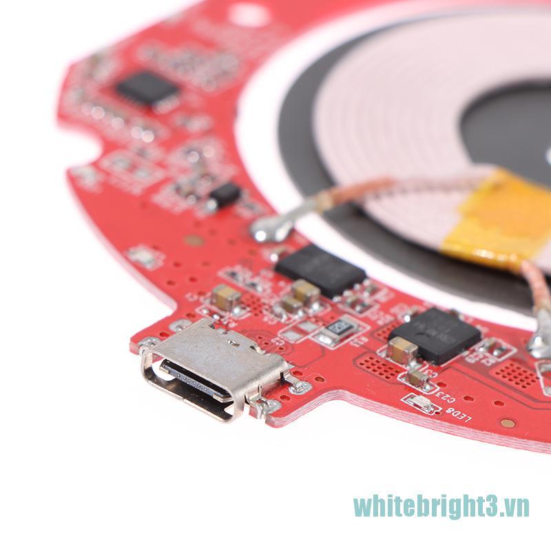 Bộ Mô Đun Sạc Nhanh Không Dây 15w Trắng / Qi