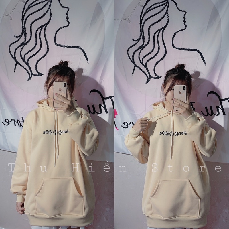 Áo Hoodie nỉ trần bông thêu chữ (KÈM ẢNH THẬT) | BigBuy360 - bigbuy360.vn