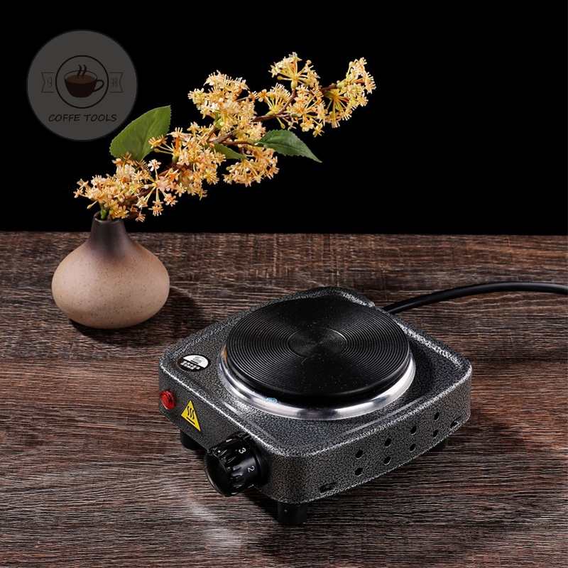 Bếp điện mini 500W, 1000W 220V đun trà, đun nước pha cà phê hâm nóng đồ ăn 5 chế độ nhiệt