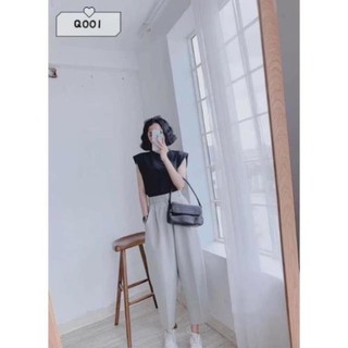 Quần tây baggy nữ dáng bôm thụng - hàng mới ra