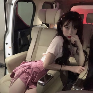 set váy áo hồng ullzang