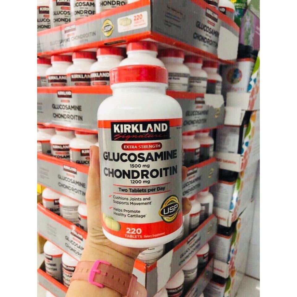 Viên uống Glucosamine 1500mg & chondroitin 1200mg 220 viên - Glucosamin Kiandrkl