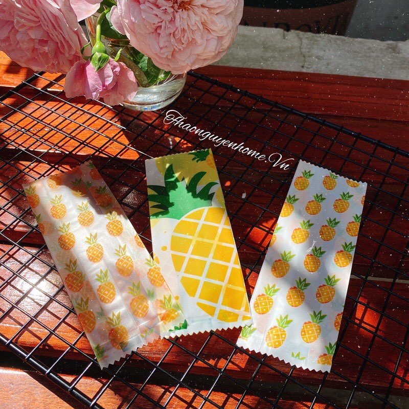 Khay túi đựng bánh dứa nhiều mẫu đẹp
