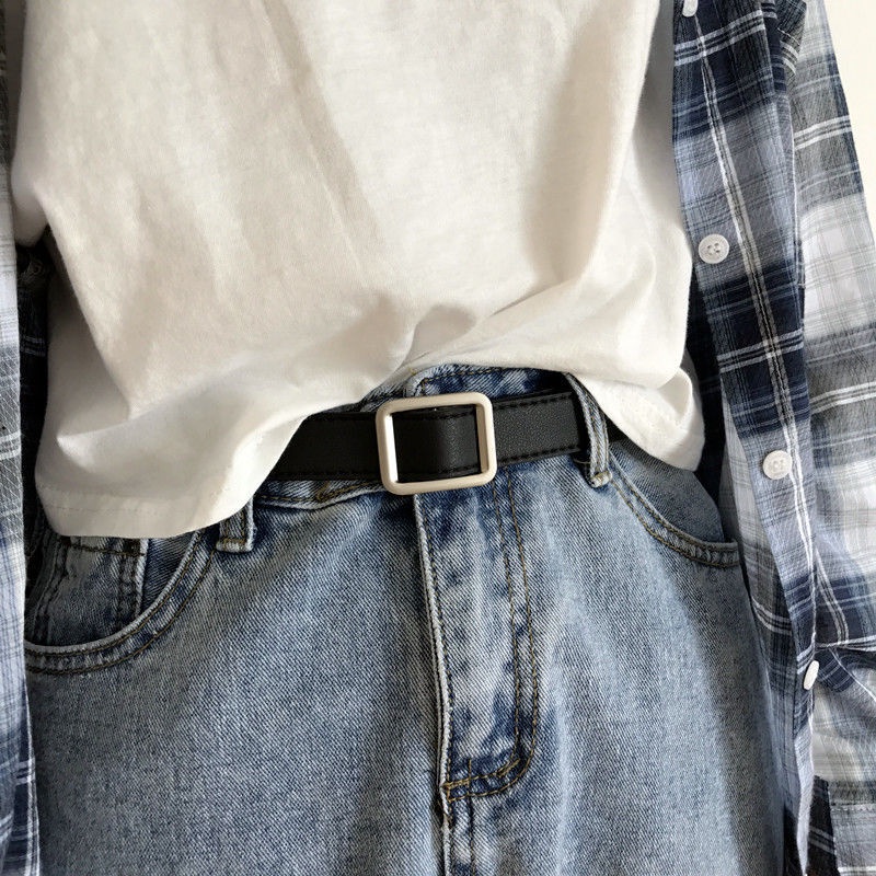 (CAM KẾT Y ẢNH) Thắt lưng nữ MẶT VUÔNG hàng QUẢNG CHÂU cho quần jean phong cách thời trang retro