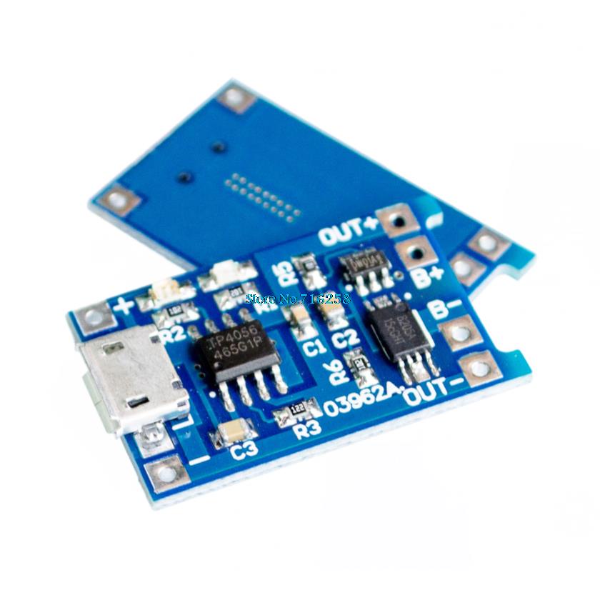 Bảng mạch sạc pin Lithium Tp4056 18650 1A 5V micro USB loại C cho Arduino