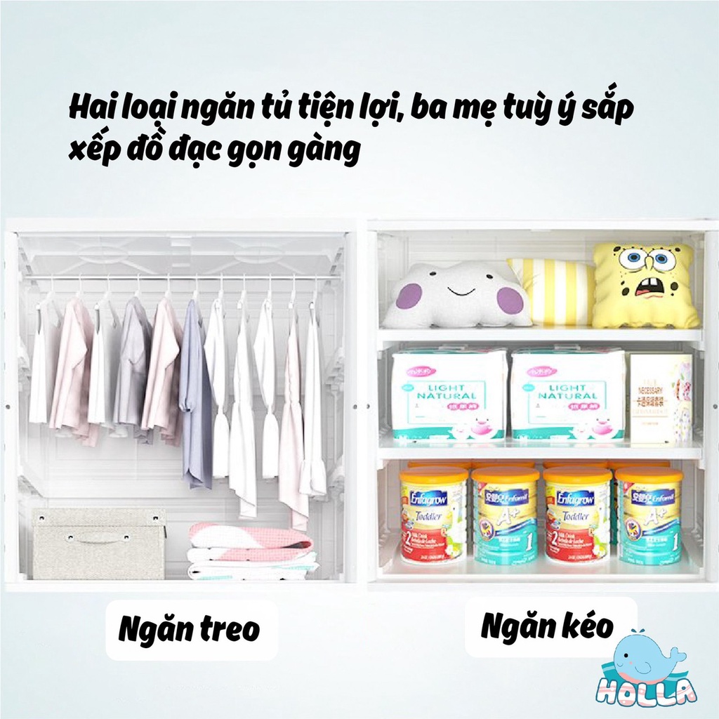 Tủ 5 Tầng Hoạt Hình Holla HL-09193
