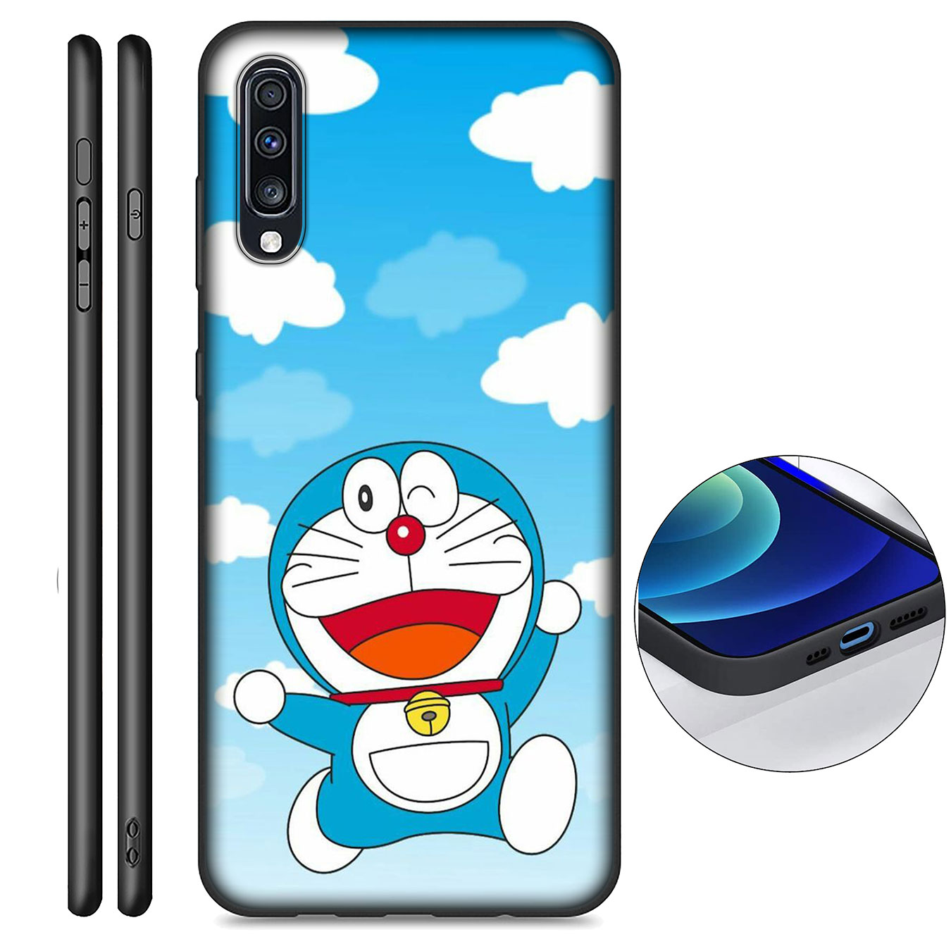 Ốp Điện Thoại Silicon Mềm Hình Doraemon Cho Oppo Reno 5 4 3 Pro 2 Z F 2f 2z F5 F17 Pro A93 A73 2020 Reno5 Reno4